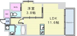 アバンティうめきたの物件間取画像